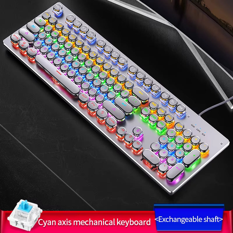 Mechanical Keyboard Switches Gaming Wired Laptop Desktops Computer Accessories Low Profile Keyboards with Numpad