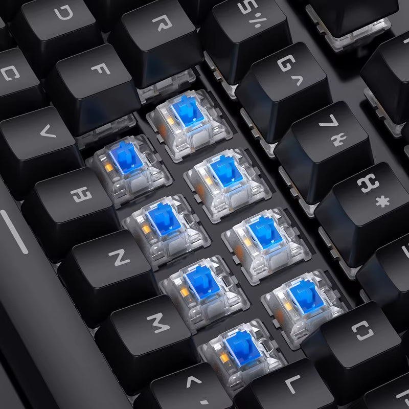 Mechanical Keyboard Switches Gaming Wired Laptop Desktops Computer Accessories Low Profile Keyboards with Numpad
